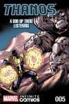 Thanos: A God Up There Listening Infinite Comic (2014) #5 cover