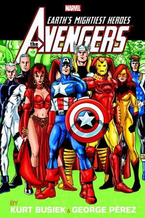 AVENGERS BY BUSIEK & PEREZ OMNIBUS VOL. 2 HC GEORGE PEREZ 25TH ISSUE COVER [NEW PRINTING] (Hardcover)