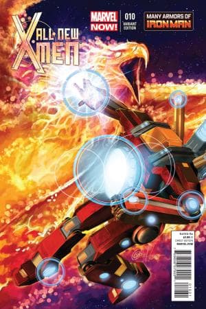 All-New X-Men (2012) #10 (Horn Iron Man Many Armors Variant)