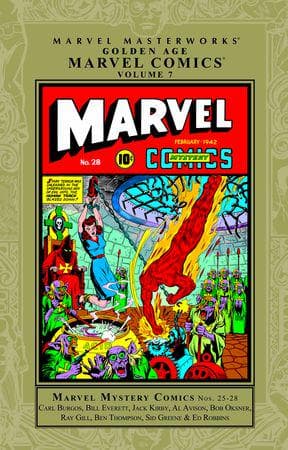 Marvel Masterworks: Golden Age Marvel Comics (Trade Paperback)