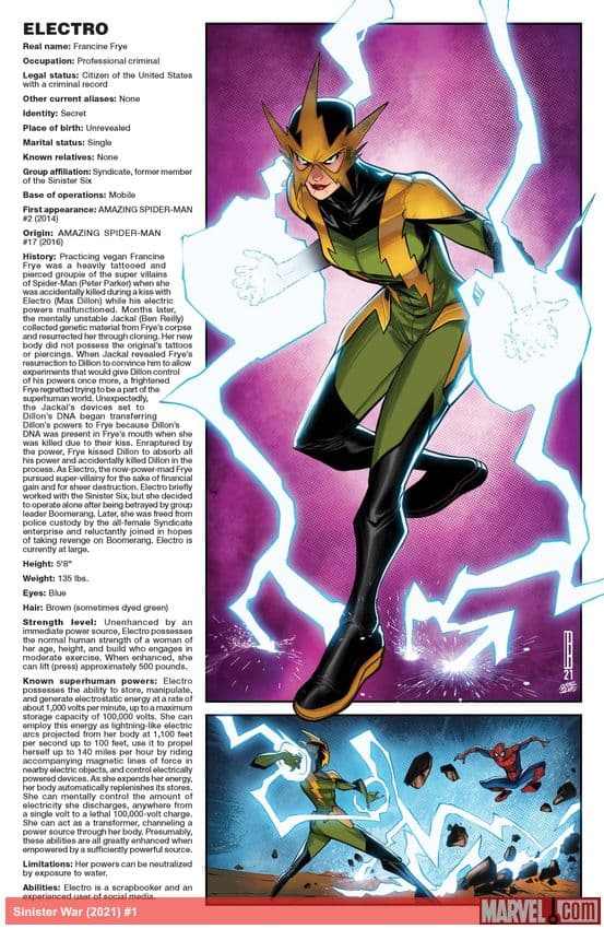Sinister War (2021) #1 (Variant)